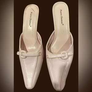 Pink Leather Size 10 Peter Dumas Heels